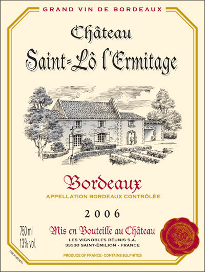 Chateau Saint Lo Vins De Saint Emilion Terroirs Et Etiquettes